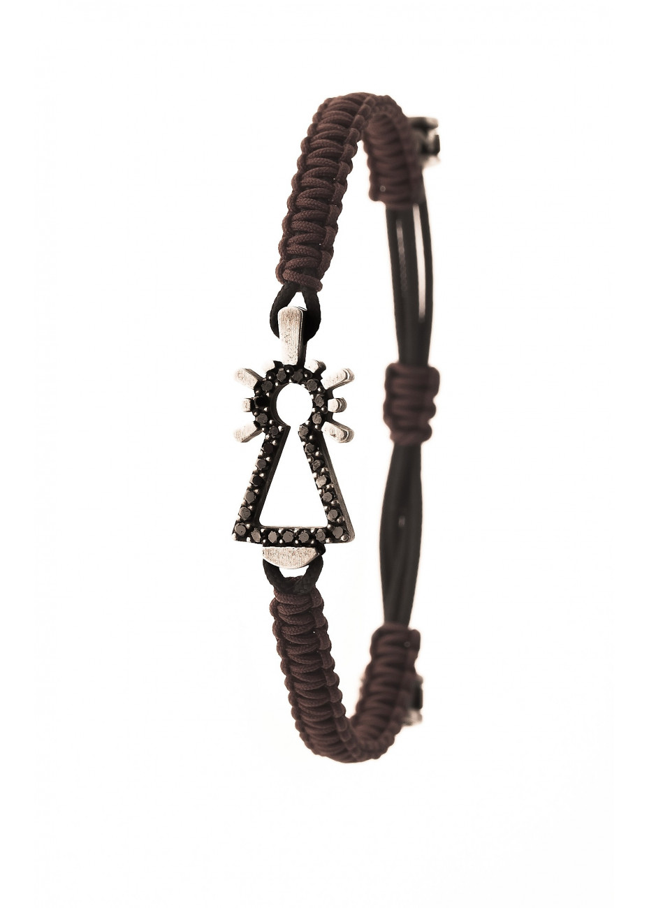 Pulsera Virgen del Pilar brillantes