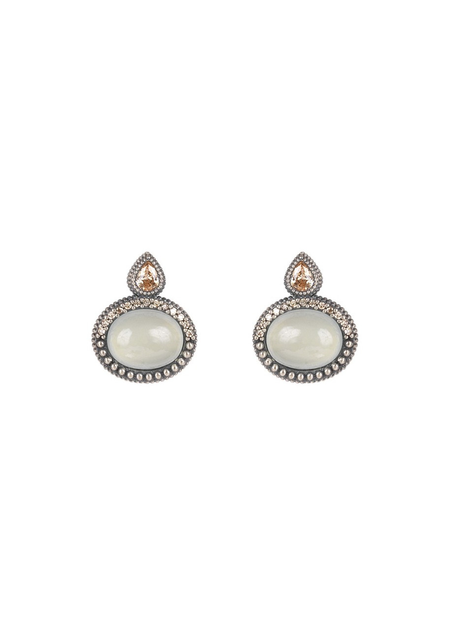 Pendientes SUNFIELD feuille bleue