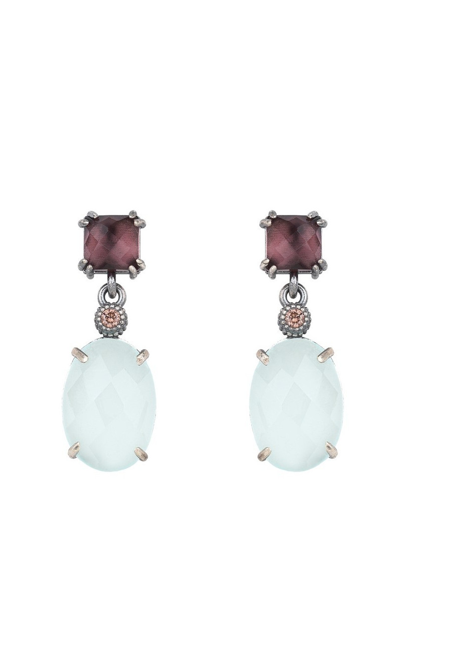 Pendientes SUNFILED combined blue