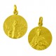 Medalla Virgen del Pilar / Sagrado corazón oro