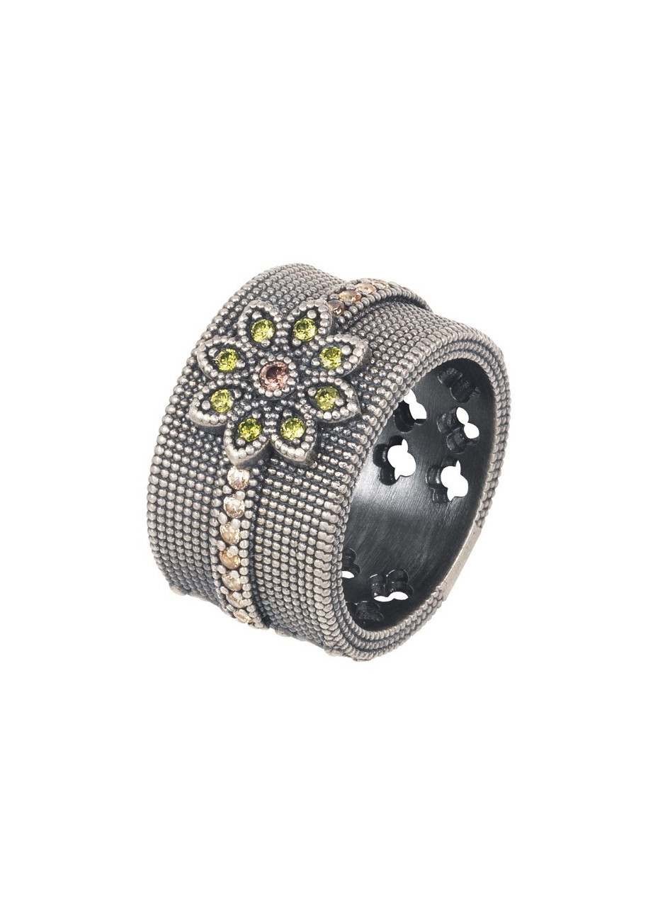 Anillo SUNFIELD plata y circonitas