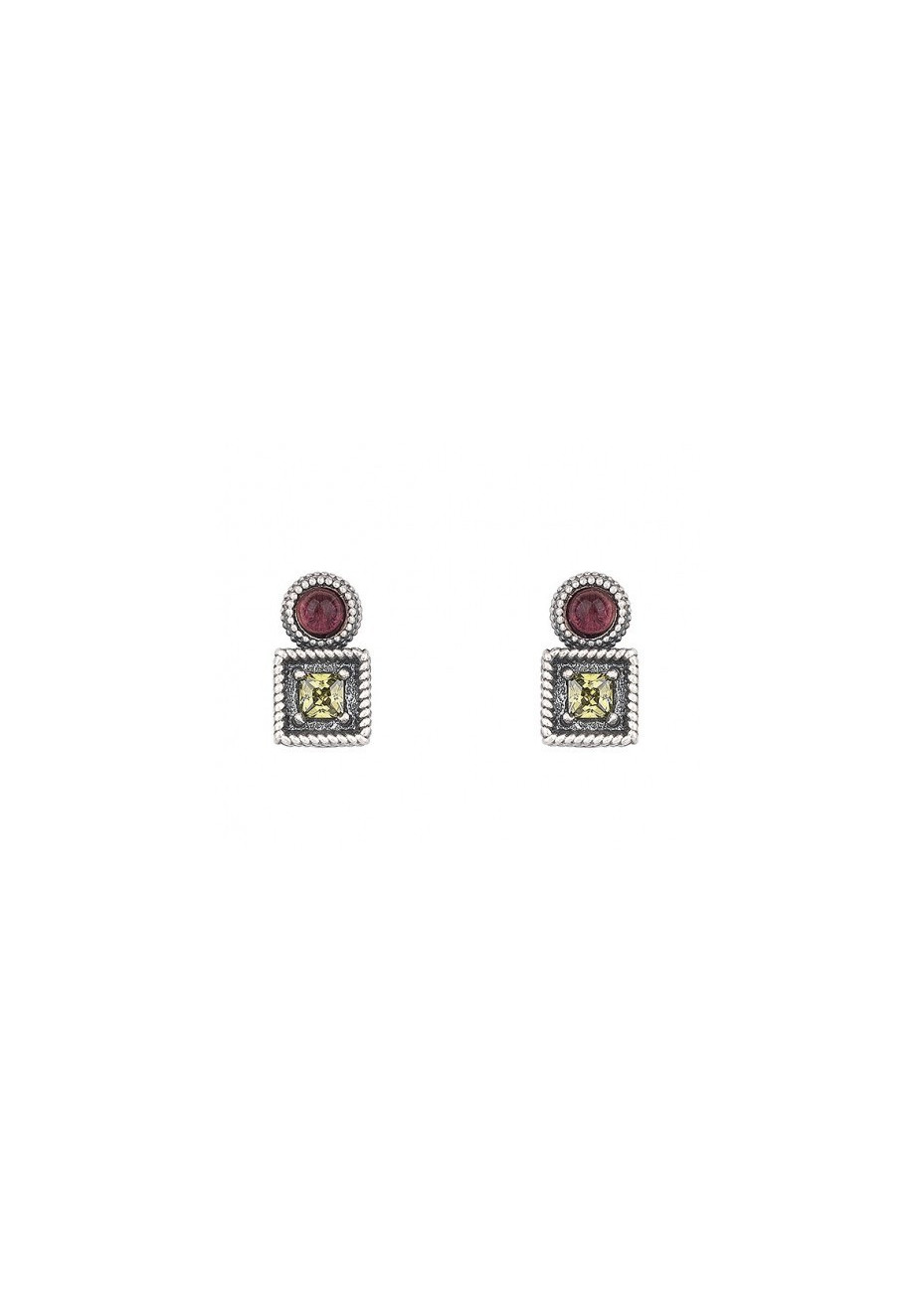 Pendientes SUNFIELD plata y circonitas