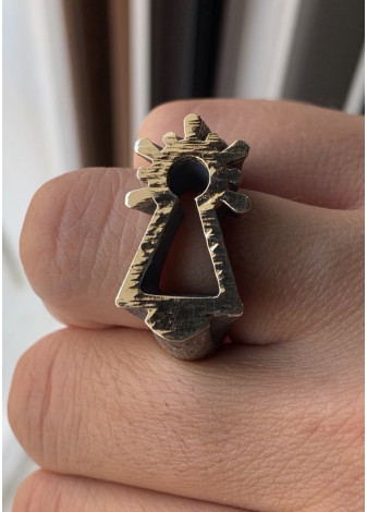 Anillo Virgen oro y plata