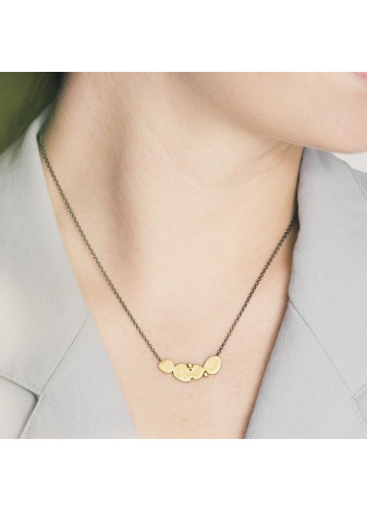 Colgante oro y diamantes PÉTALS