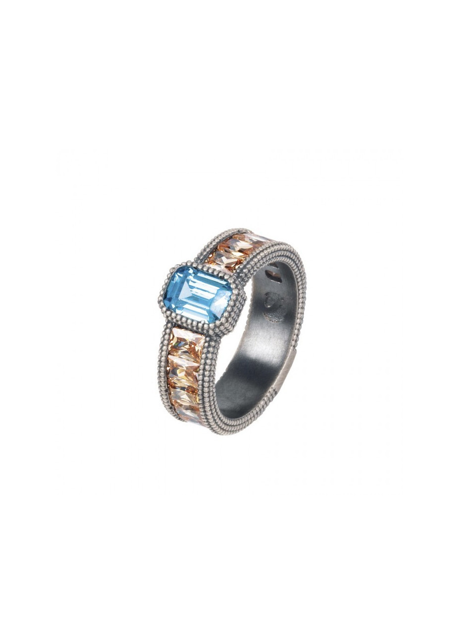 Anillo SUNFIELD plata y circonitas