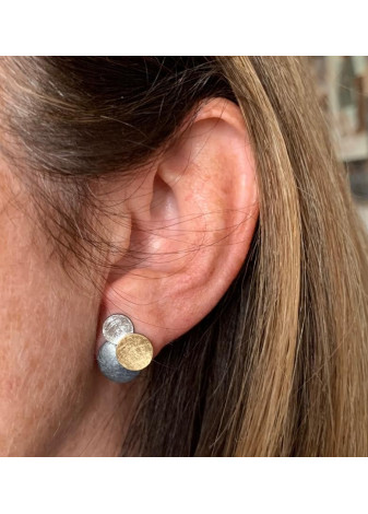 Pendientes oro y plata