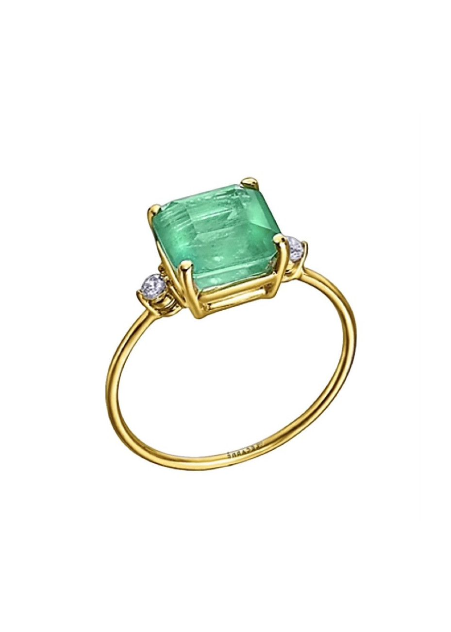 Anillo GREEN oro y topacios