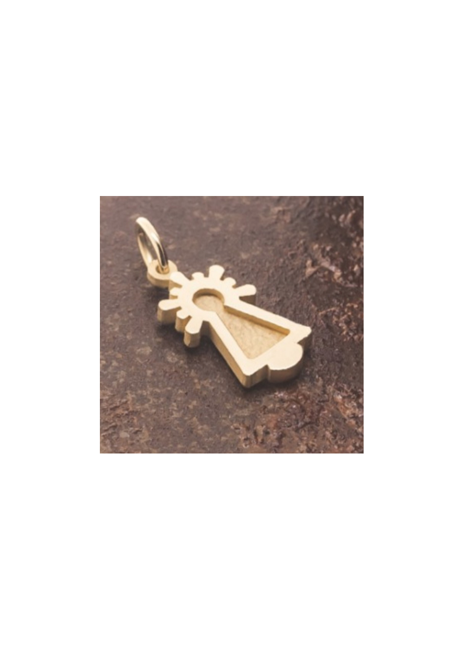 Colgante Virgen del Pilar oro amarillo