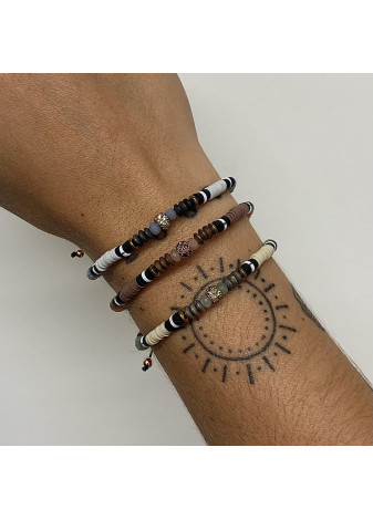 Pulsera SUNFIELD plata y circonitas