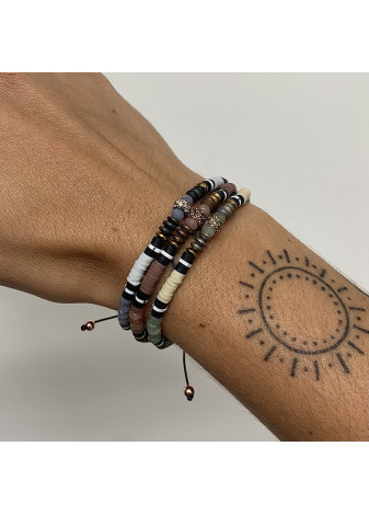Pulsera SUNFIELD plata y circonitas