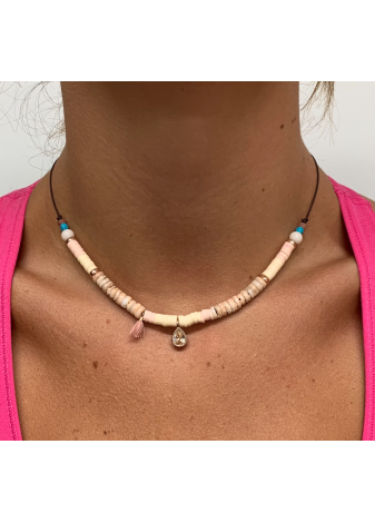 Colgante SUNFIELD plata y circonitas