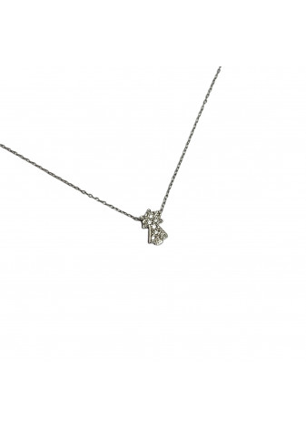 Colgante Virgen del Pilar oro blanco y diamantes