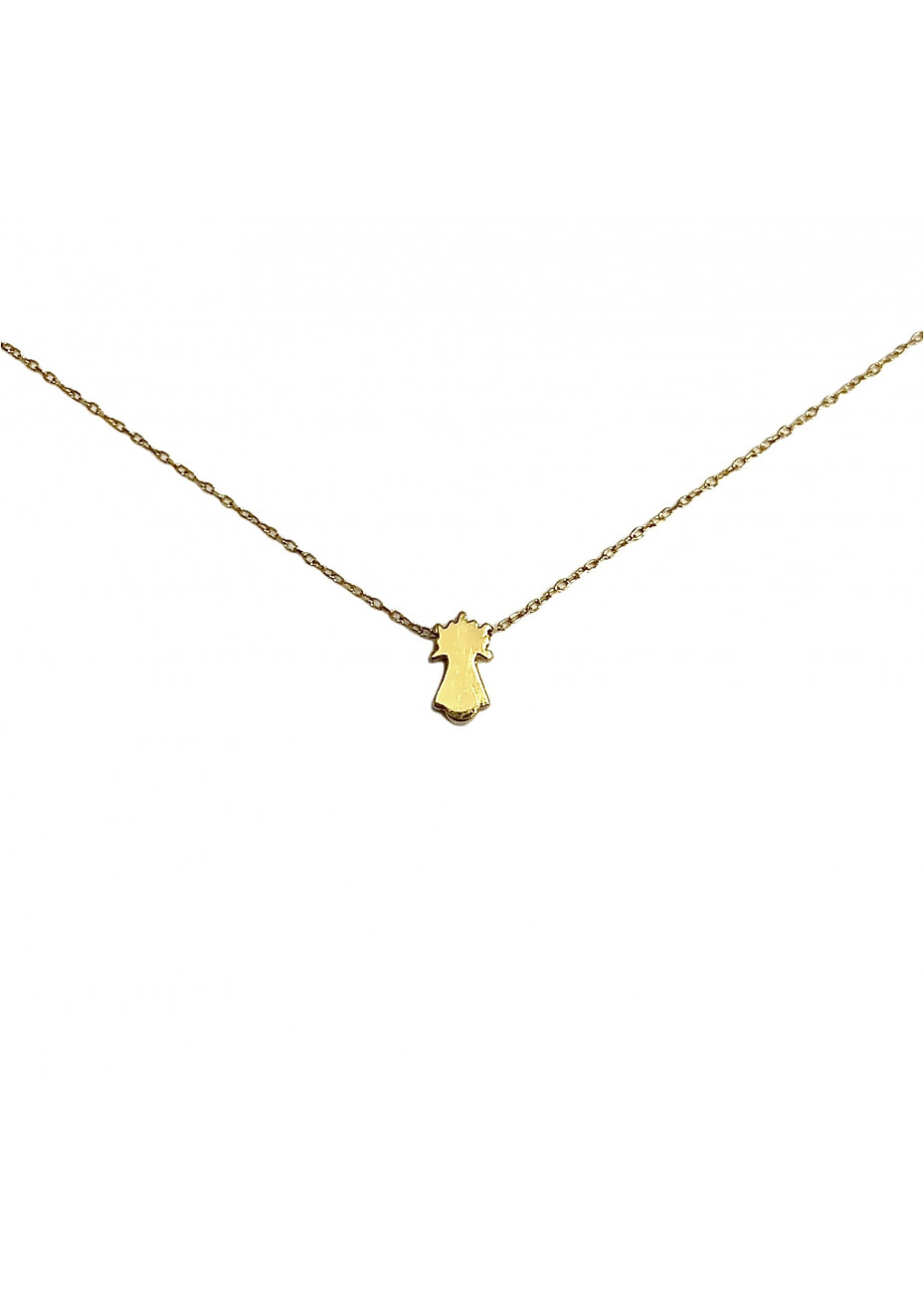 Colgante Virgen del Pilar en oro amarillo