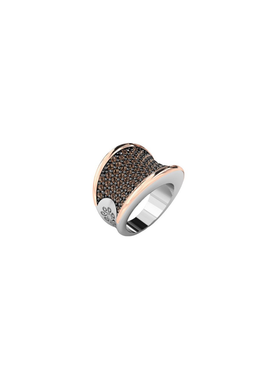 Anillo BOHEMME plata y oro