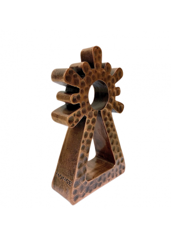 Figura Virgen cobre