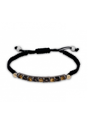 PULSERA ALLEGRIA PLATA Y SEMIPRECIOSAS