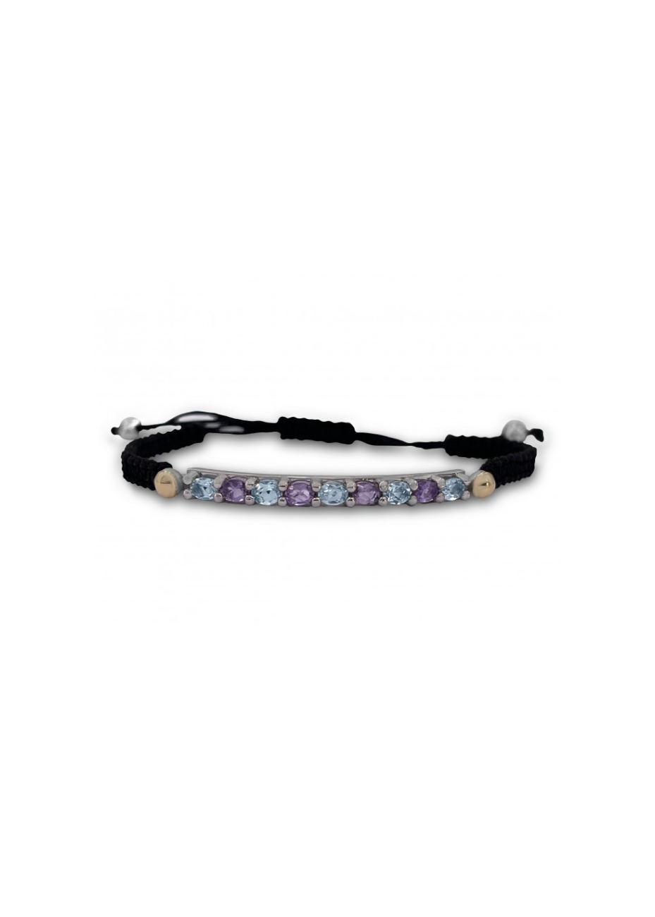 Pulsera plata y semipreciosas Pulsera plata y semipreciosas