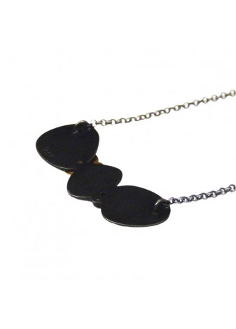 Collar oro, plata y diamantes
