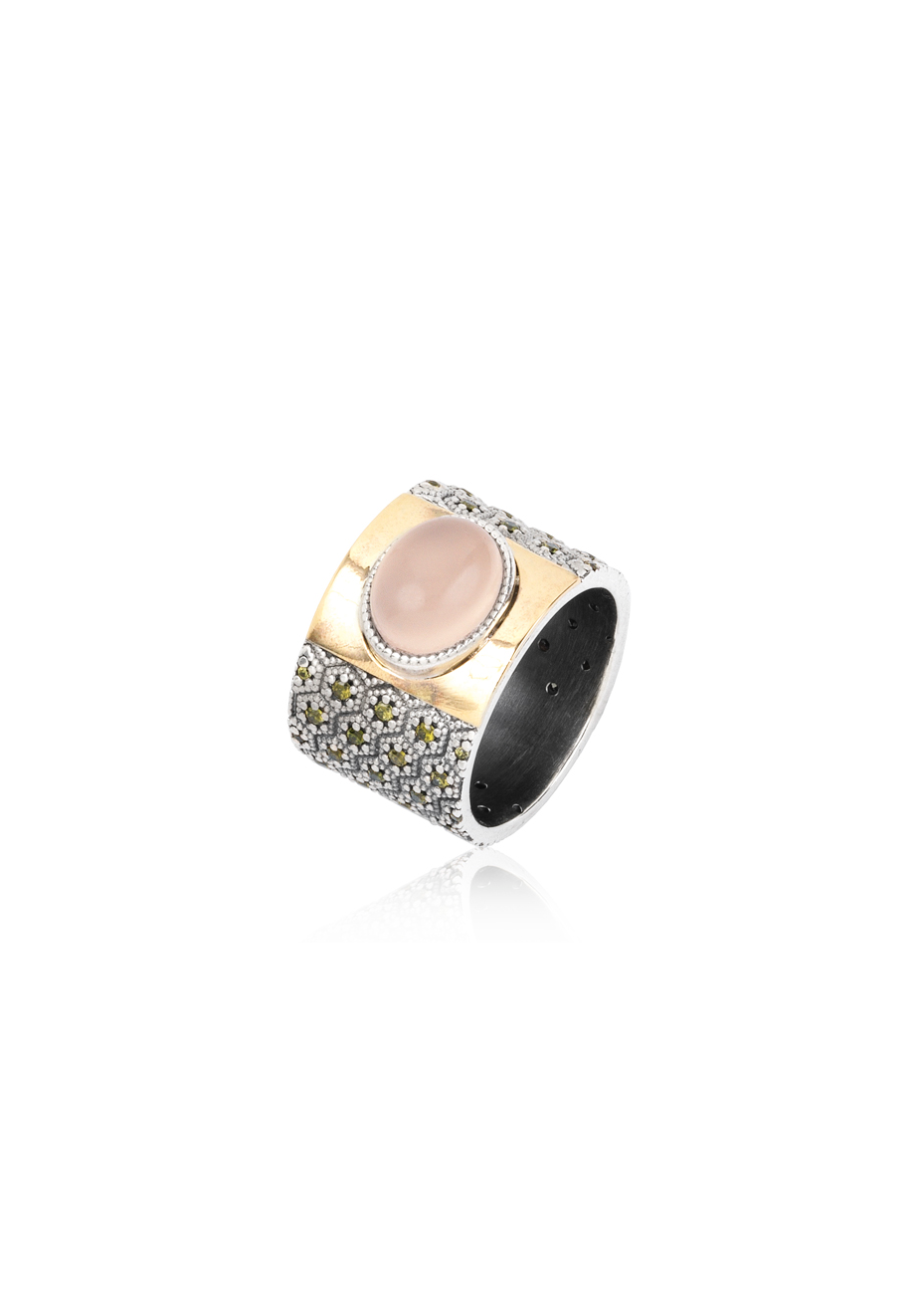 Anillo BERET calcedonia azul Anillo BERET calcedonia azul