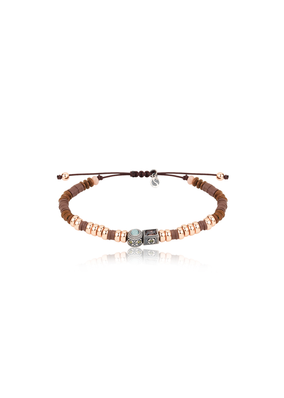 Pulsera ARÁN plata y semipreciosas Pulsera ARÁN plata y semipreciosas