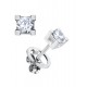 Pendientes oro blanco y brillantes