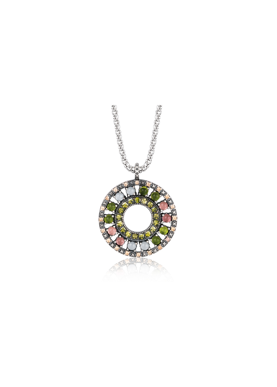 Colgante LINZA SUNFIELD plata y semipreciosas Colgante LINZA SUNFIELD plata y semipreciosas