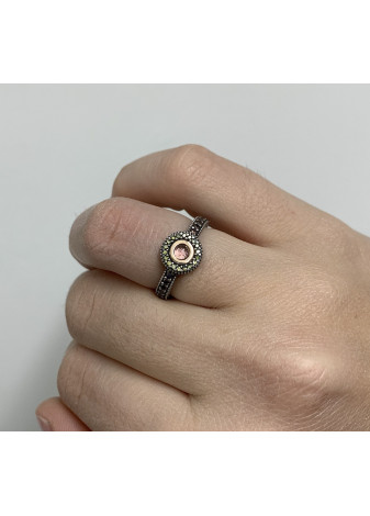 Anillo SUNFIELD GORBEIA plata y semipreciosas