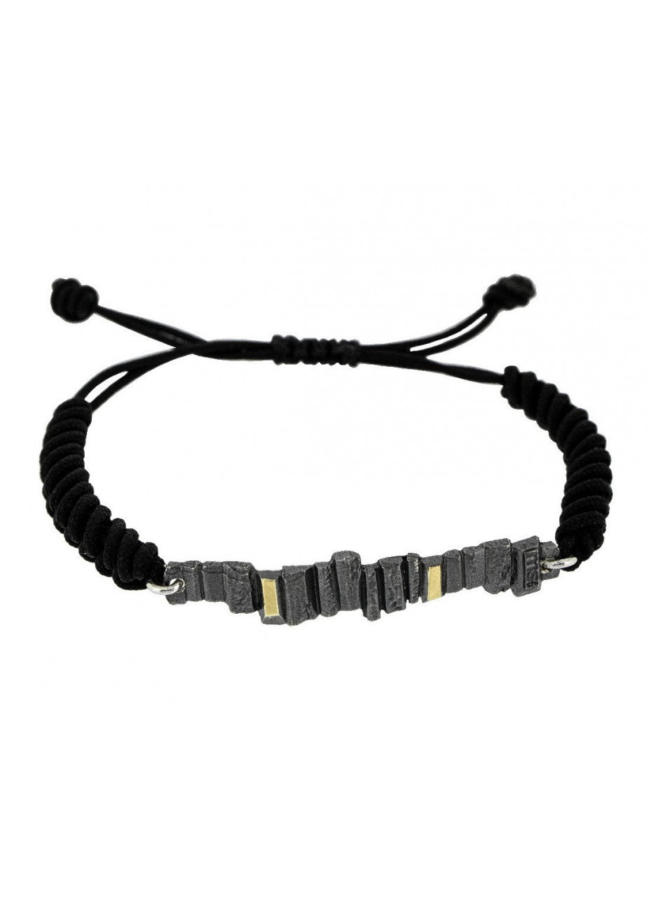 Pulsera MSMAN plata y oro