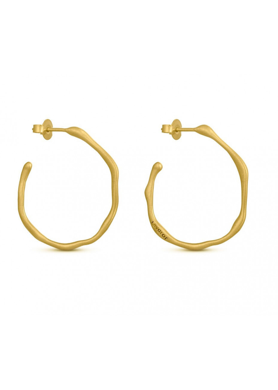 Pendientes aros en oro amarillo