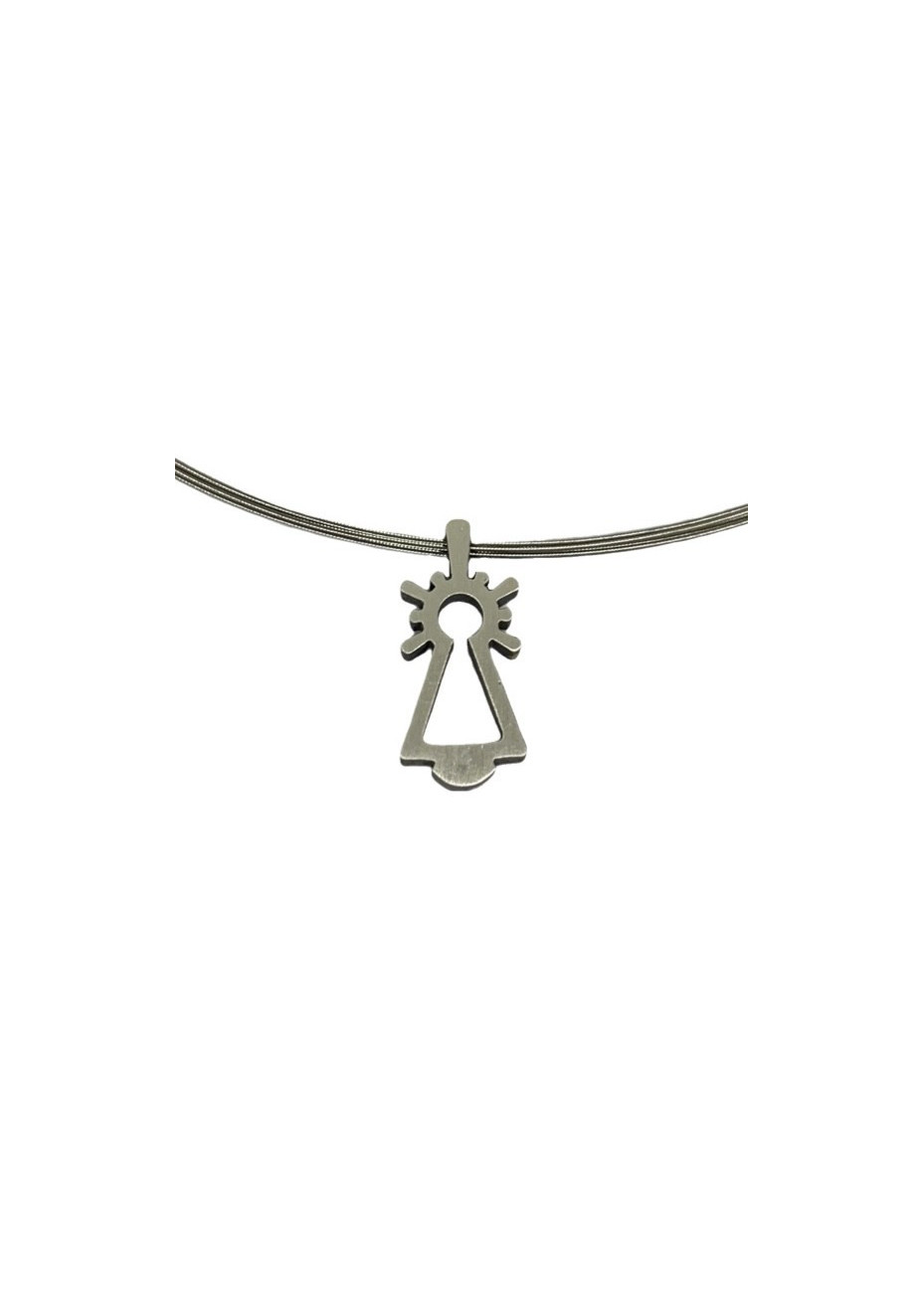 Colgante plata Virgen del Pilar