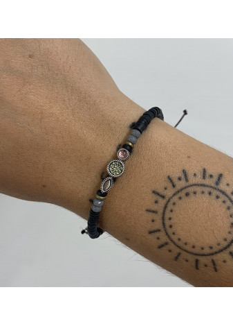 Pulsera SUNFIELD oro, plata y circonitas
