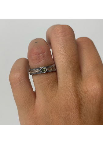 Anillo SUNFIELD plata y semipreciosas