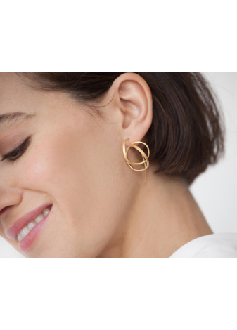 Pendientes EMBOLIC dorados