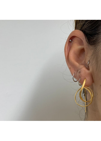 Pendientes EMBOLIC dorados