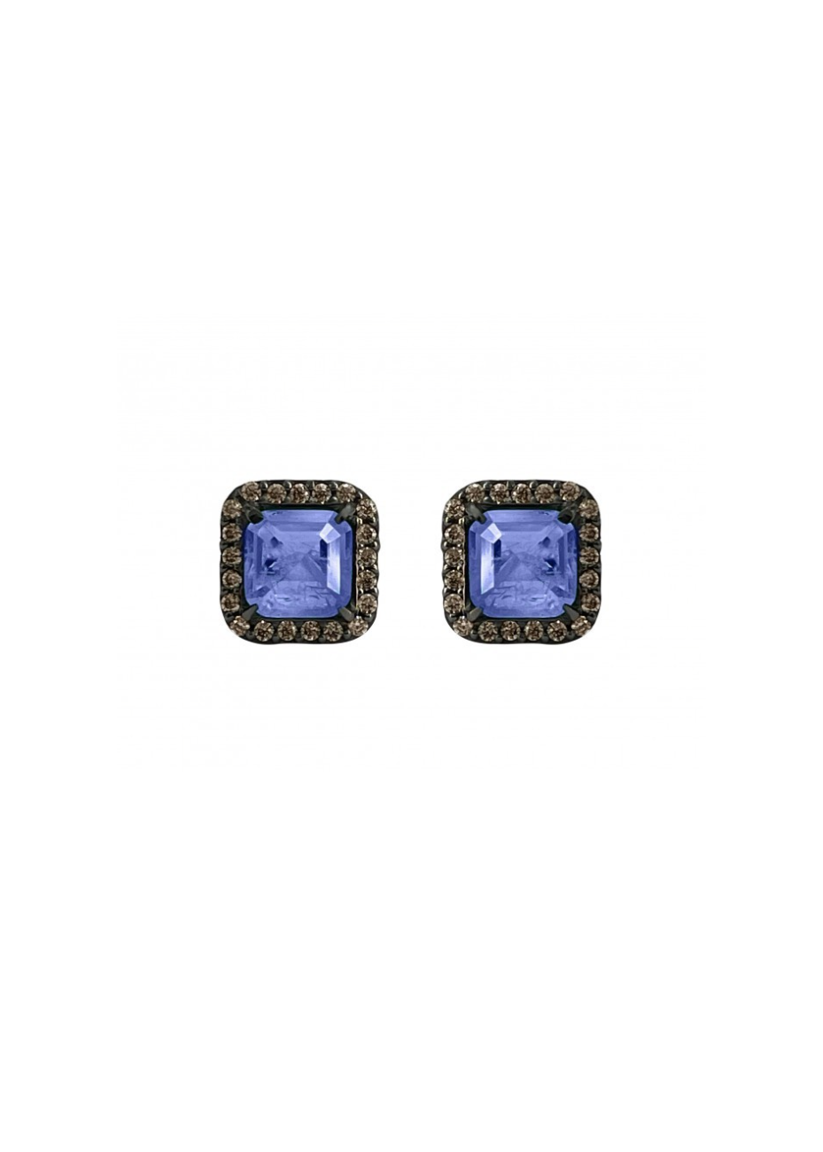 Pendientes WINDOWS plata y semipreciosas