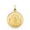 Medalla oro bisel Virgen del Pilar 18MM