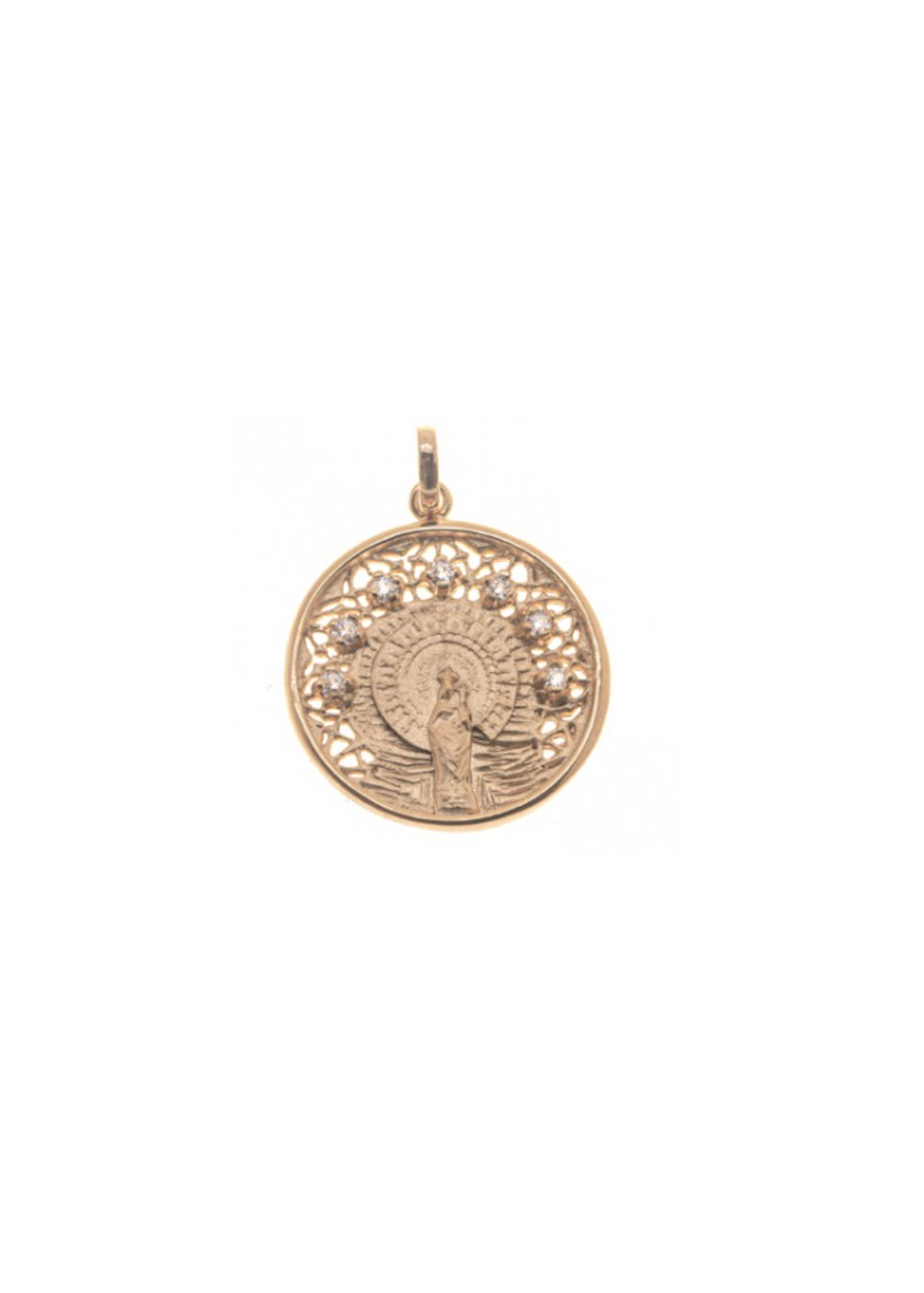 Medalla TAMARA Virgen del Pilar plata