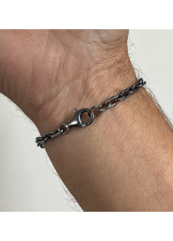 Pulsera MSMAN plata, oro y brillante