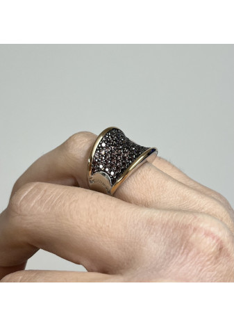 Anillo BOHEMME plata y oro