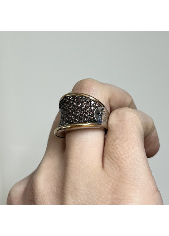 Anillo BOHEMME plata y oro
