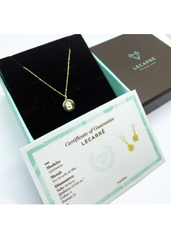 Chapita inicial con diamantes