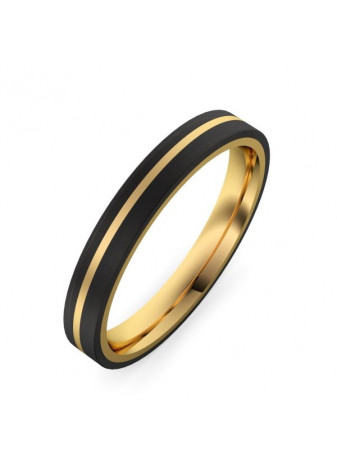 Alianza fibra de carbono y oro amarillo
