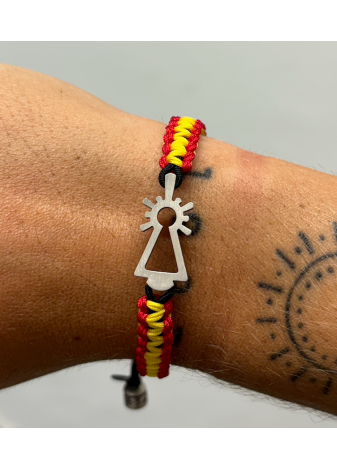 Pulsera Virgen del Pilar nylon España