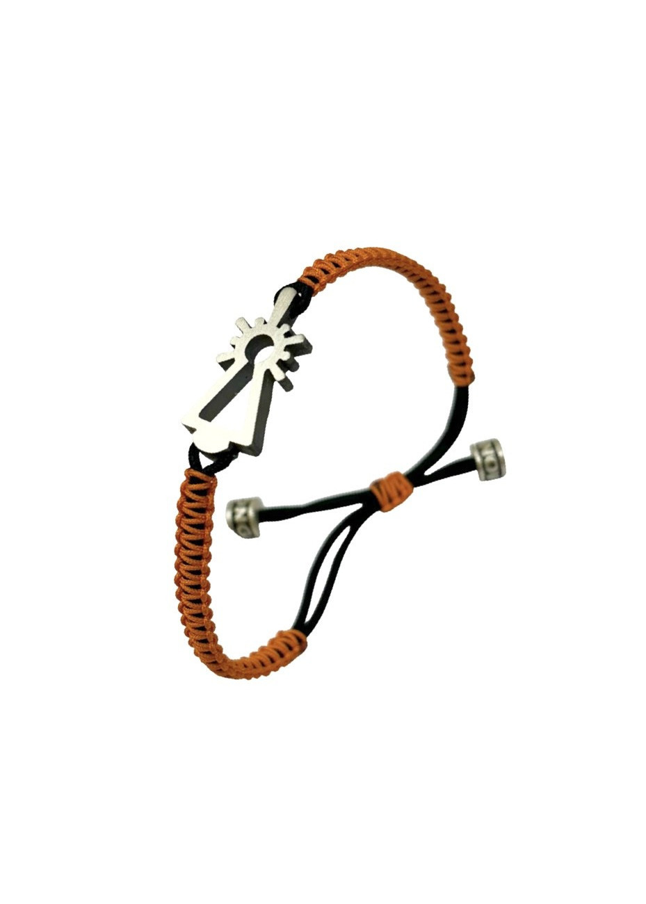 Pulsera Virgen del Pilar nylon naranja Pulsera Virgen del Pilar nylon naranja