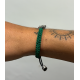 Pulsera Virgen del Pilar nylon verde