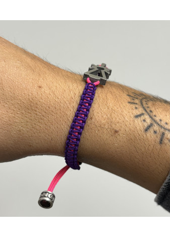 Pulsera Virgen del Pilar nylon verde
