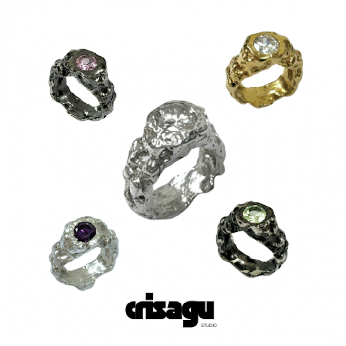 Anillo plata CROCO by CRISAGU