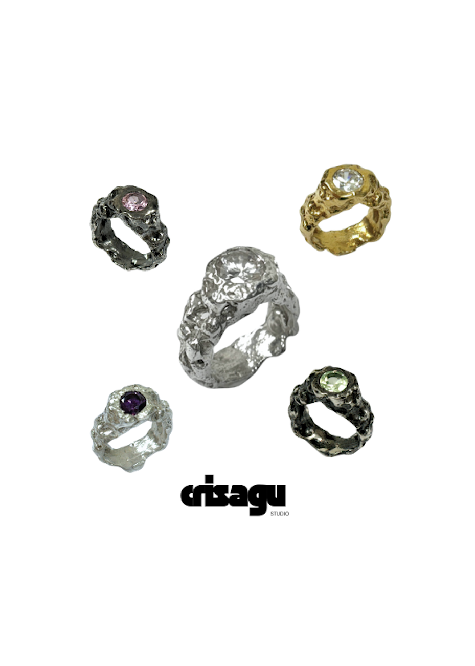 Anillo plata CROCO by CRISAGU