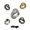 Anillo plata CROCO by CRISAGU