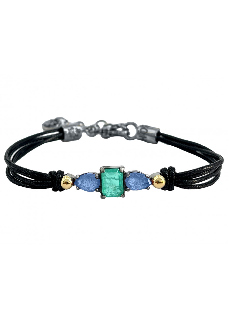 Pulsera BOHEMME plata y oro